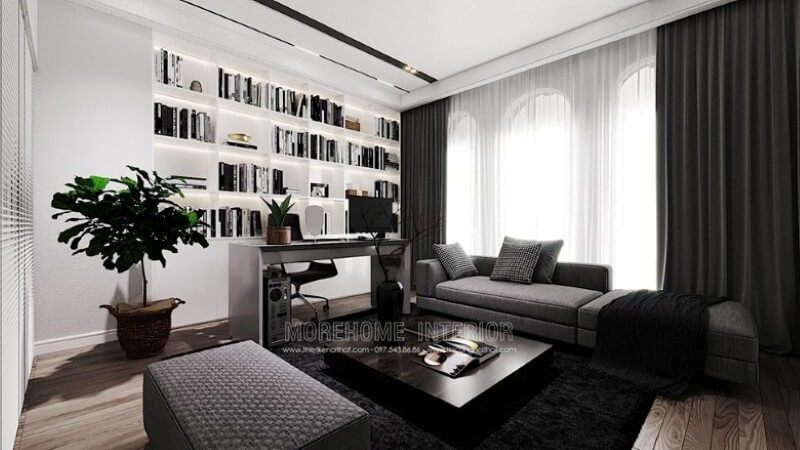 Morehome là một công ty chuyên thiết kế và thi công nội thất phòng làm việc đẹp cho khách hàng biệt thự, nhà phố, chung cư cao cấp.